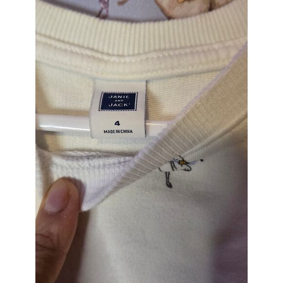 Janie and jack crew neck size 4 - Picture 2 of 3